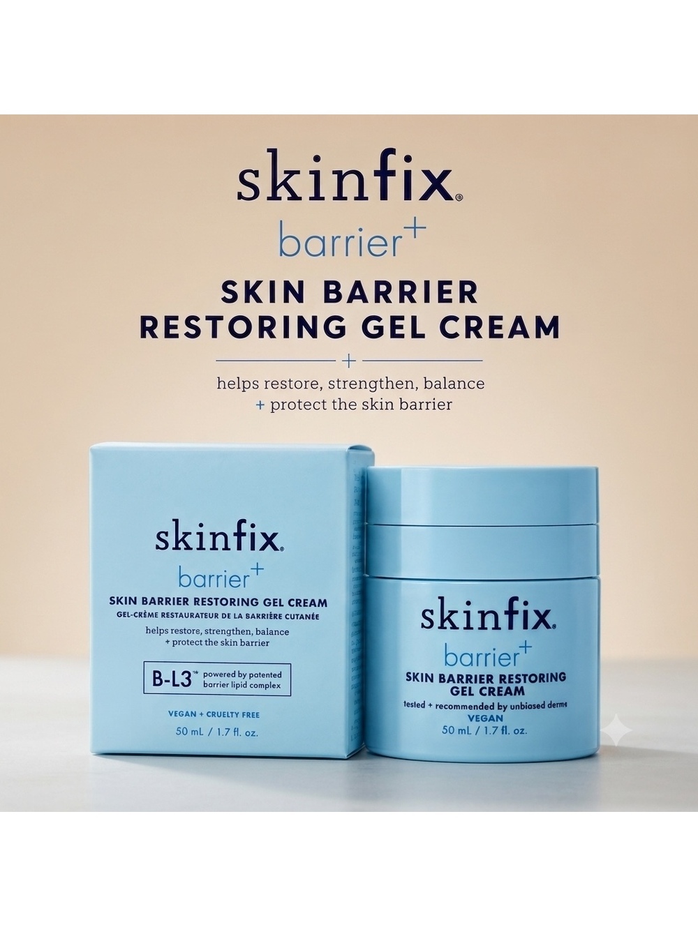 Skinfix Barrier+ Skin Barrier Restoring Gel Cream 1.7 oz NIB